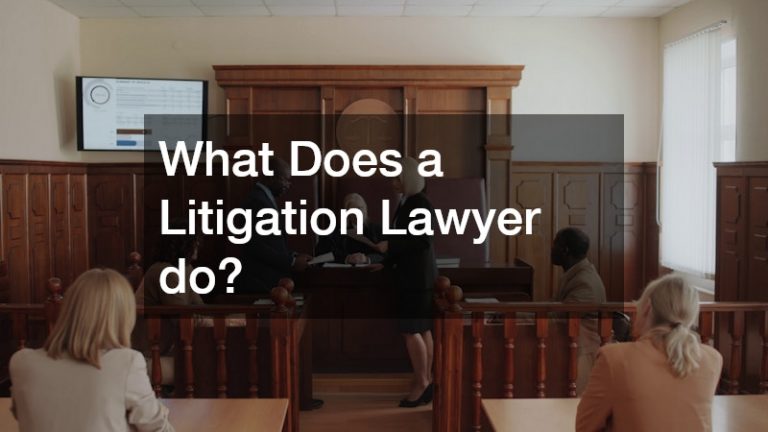 What Does a Litigation Lawyer do?