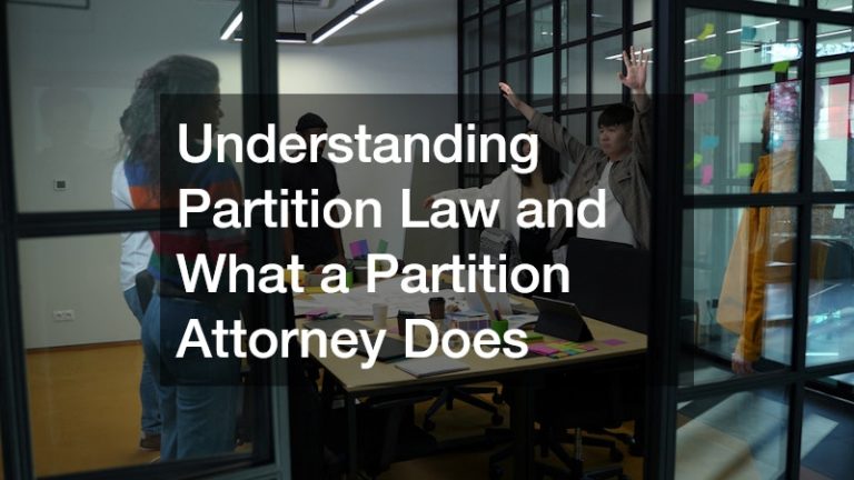 Understanding Partition Law and What a Partition Attorney Does